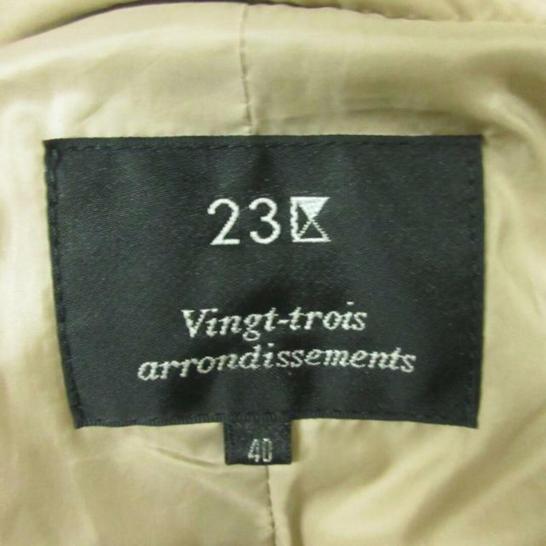 23区(ニジュウサンク)のニジュウサンク ダウンコート サイズ40 M - レディースのジャケット/アウター(ダウンコート)の商品写真