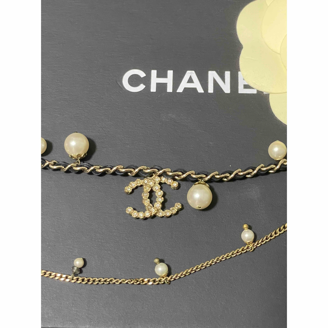 CHANEL(シャネル)のシャネル　ネックレス　チョーカー　パールネックレス レディースのアクセサリー(ネックレス)の商品写真