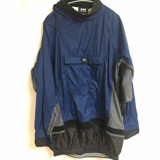 ヘリーハンセン(HELLY HANSEN)のナイロンウェア　ハリーハンセン　Lサイズ　ネイビー(ウエア)