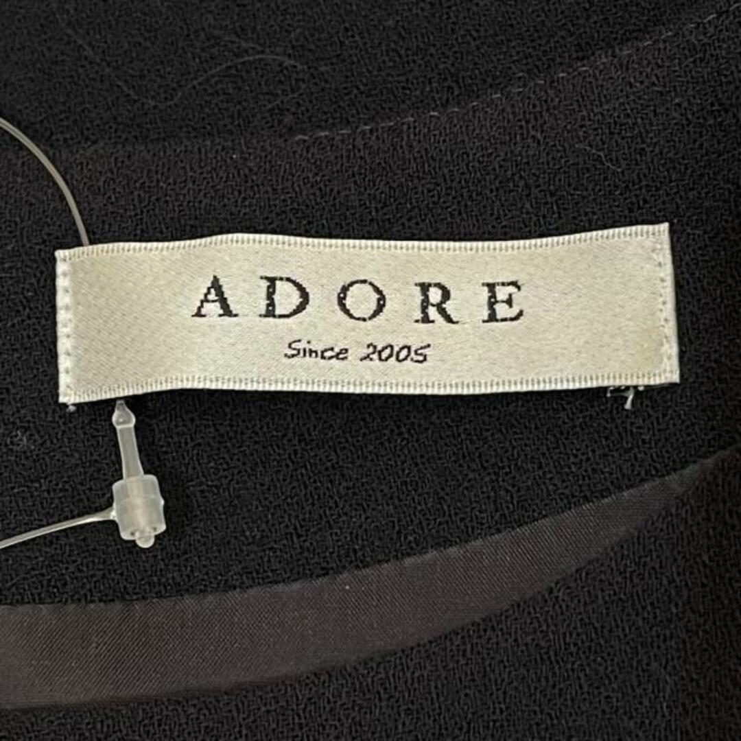 ADORE(アドーア)のアドーア ワンピース サイズ36 S - 黒 レディースのワンピース(その他)の商品写真