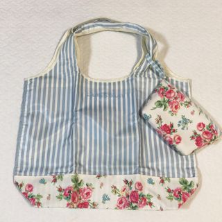 ローラアシュレイ(LAURA ASHLEY)のローラアシュレイ エコバッグ バンチェットロージズ L(エコバッグ)