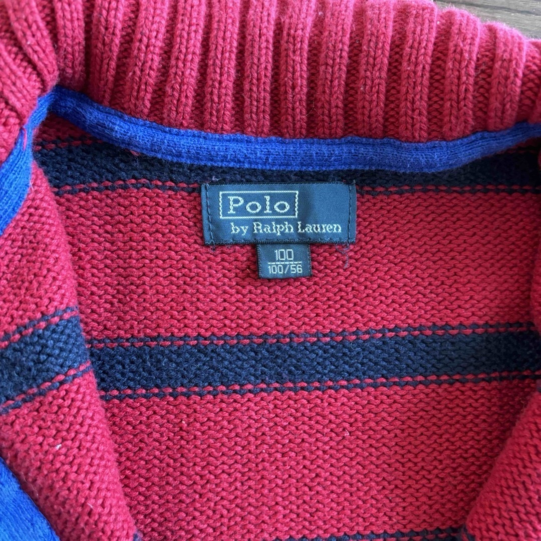 POLO（RALPH LAUREN）(ポロ)のRalph Lauren コットンセーター　ジャンバー　上着　100 キッズ/ベビー/マタニティのキッズ服男の子用(90cm~)(ジャケット/上着)の商品写真