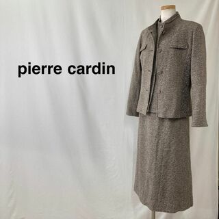 pierre cardin - ピエール カルダン スリーピース ジャケット スカート ブラウン レディース