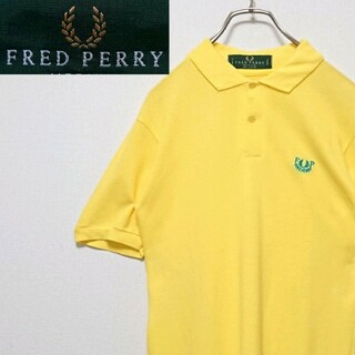フレッドペリー(FRED PERRY)のフレッドペリー イングランド製 ワンポイント 刺繍 ロゴ 半袖 ポロシャツ(ポロシャツ)