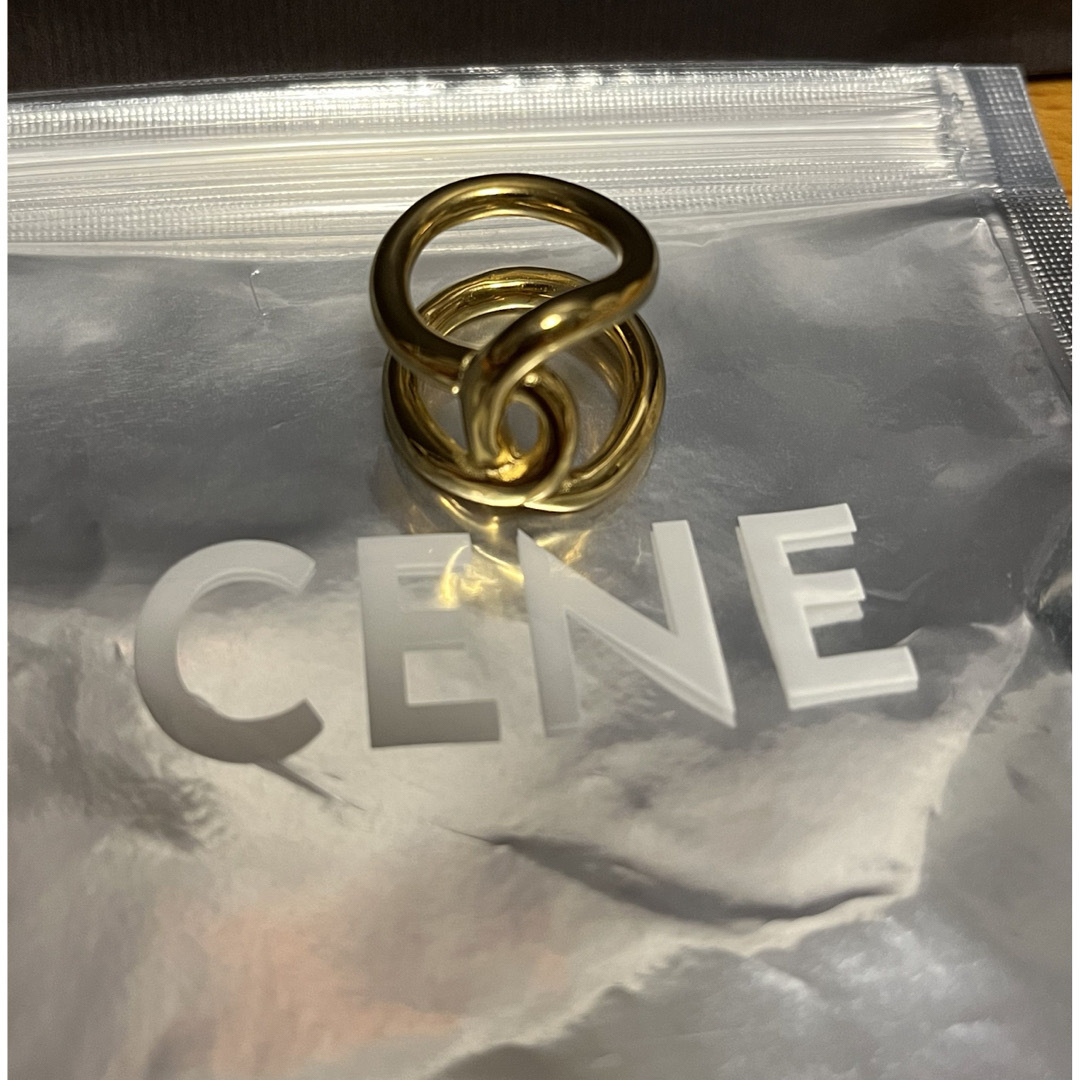 【CENE】セネ　ゴールド/ ビッグクロスリング11号 レディースのアクセサリー(リング(指輪))の商品写真