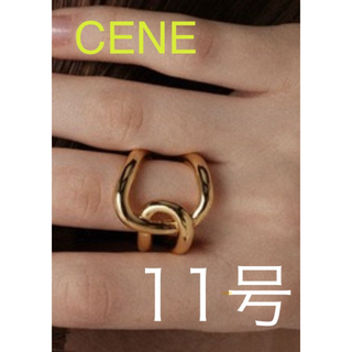 【CENE】セネ　ゴールド/ ビッグクロスリング11号(リング(指輪))