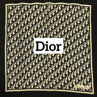 クリスチャンディオール(Christian Dior)の★Christian Dior★ スカーフ トロッター シルク ブラック(バンダナ/スカーフ)