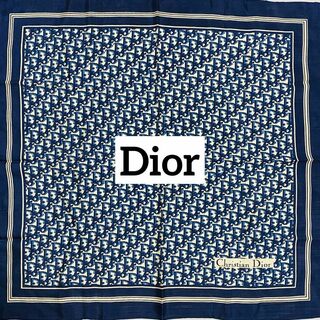 ディオール(Christian Dior) ブルー バンダナ/スカーフ(レディース)の