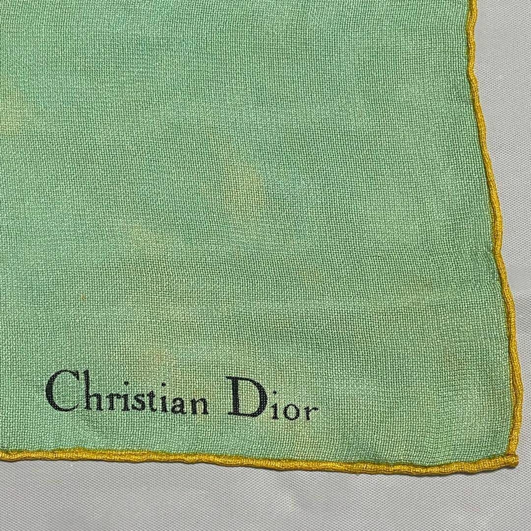 Christian Dior(クリスチャンディオール)の★Christian Dior★ スカーフ リーフ エメラルドグリーン ブラウン レディースのファッション小物(バンダナ/スカーフ)の商品写真