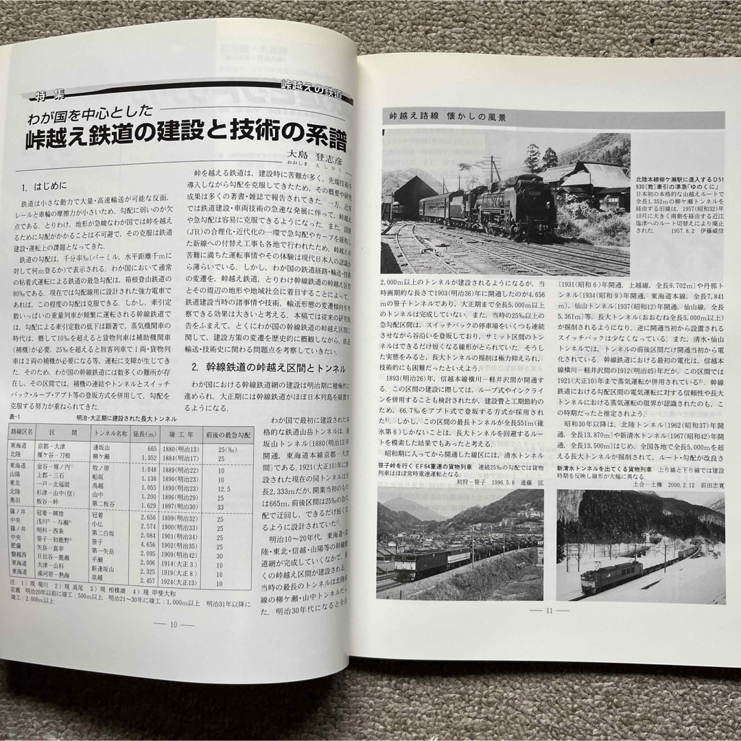 鉄道ピクトリアル　No.697　2001年 2月号　【特集】峠越えの鉄道 エンタメ/ホビーの雑誌(趣味/スポーツ)の商品写真