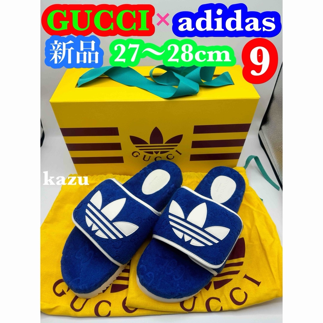 Gucci(グッチ)の新品 GUCCI adidas グッチ サンダル アディダス コラボ メンズ 9 メンズの靴/シューズ(サンダル)の商品写真