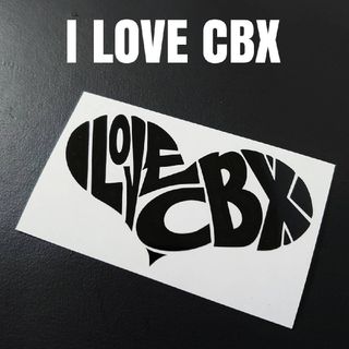 お薦め人気商品‼️【I LOVE  CBX】カッティングステッカー(ステッカー)