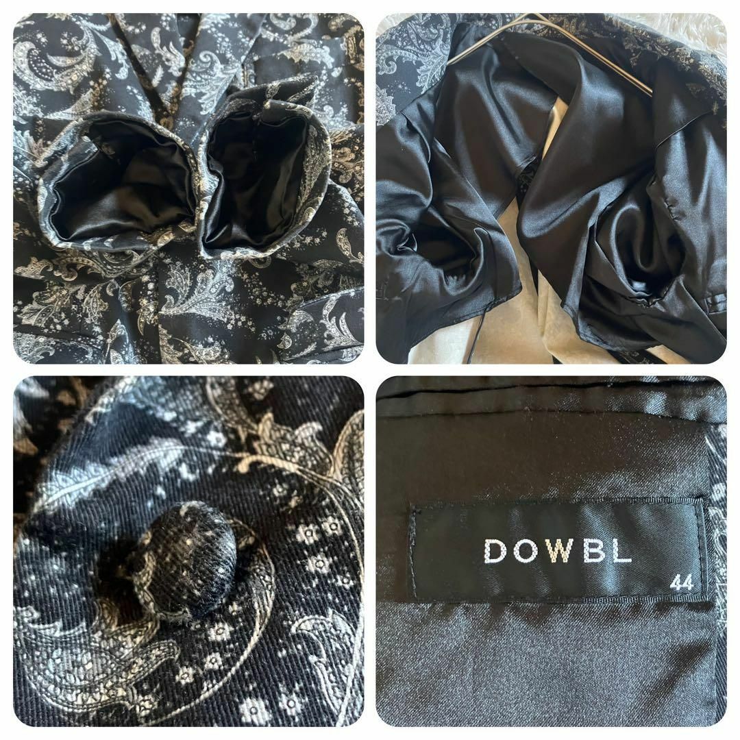 DOWBL(ダブル)の【超ド派手】DOWBL ダブル　セットアップ　ジャケット　ペイズリー　総柄44 メンズのジャケット/アウター(テーラードジャケット)の商品写真