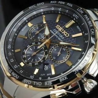 セイコー(SEIKO)の新品 SEIKO SSG010 セイコー 上級コーチュラ電波ソーラー 付属品完備(腕時計(アナログ))