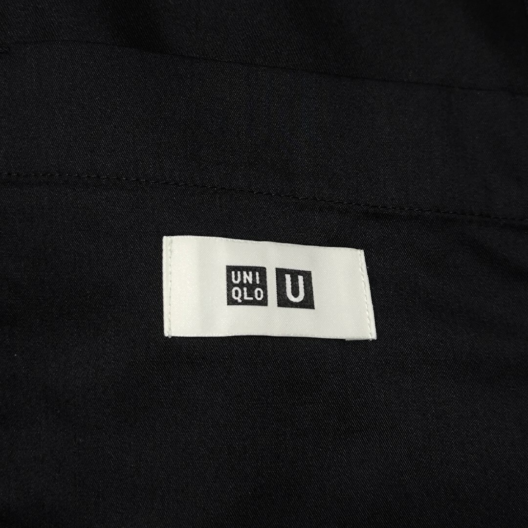 UNIQLO(ユニクロ)のUNIQLO U ステンカラーコート XL 黒 ブラック メンズのジャケット/アウター(ステンカラーコート)の商品写真