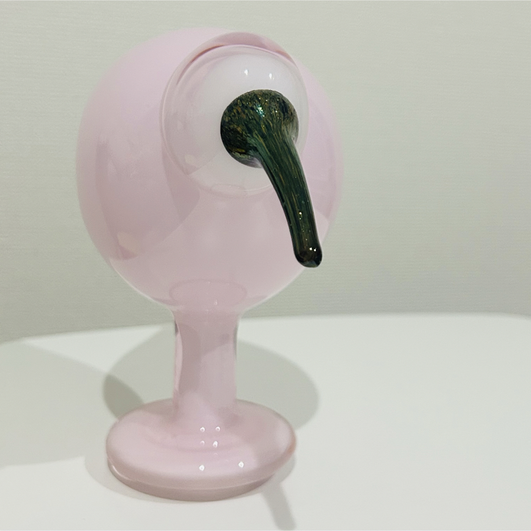 iittala(イッタラ)のmiki様専用iittala BIRDS BY TOIKKA Ibis Pink エンタメ/ホビーの美術品/アンティーク(ガラス)の商品写真