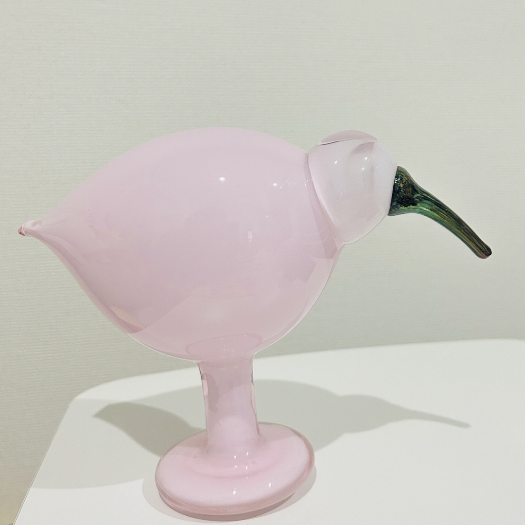 iittala(イッタラ)のmiki様専用iittala BIRDS BY TOIKKA Ibis Pink エンタメ/ホビーの美術品/アンティーク(ガラス)の商品写真