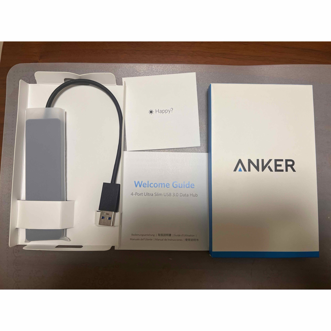 Anker - 【Anker】USB3.0 ウルトラスリム 4ポートハブ USB3.0高速ハブ