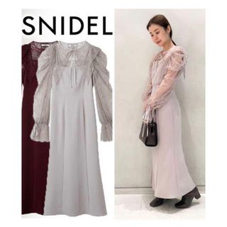 スナイデル(SNIDEL)の♡SNIDEL レースボレロワンピース♡(ロングワンピース/マキシワンピース)