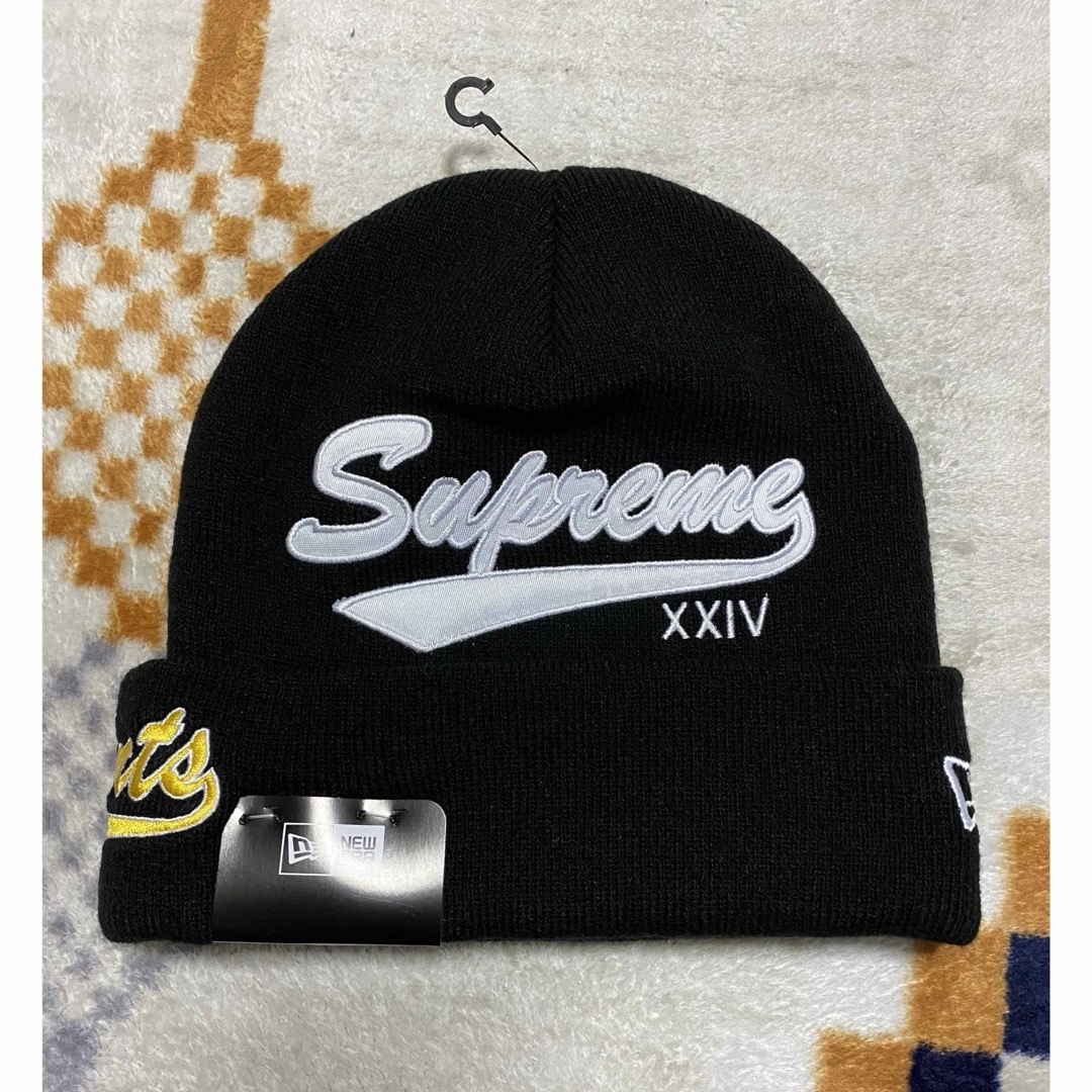 Supreme(シュプリーム)のSupreme ニューエラ Salvation Beanie ビーニー ブラック メンズの帽子(ニット帽/ビーニー)の商品写真