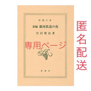 バンダイ(BANDAI)のあじさい様専用　豆ガシャ本　新潮文庫　新編　銀河鉄道の夜＆怪人二十面相(文学/小説)