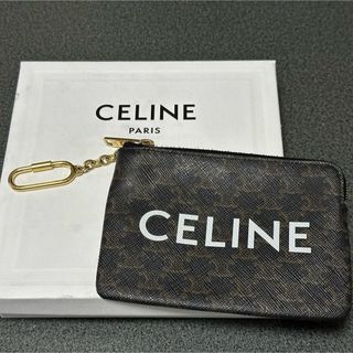 CELINE コイン&カードポーチ　トリオンフキャンバス