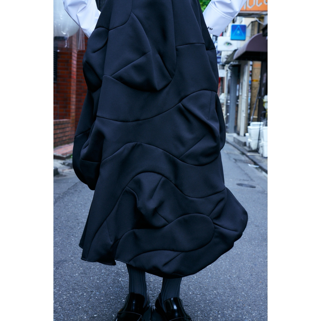 ENFOLD - ENFOLD WAVE OVERALLS-SKIRTの通販 by くまももん's ENFOLD - ENFOLD WAVE OVERALLS-SKIRTの通販 by くまももん's