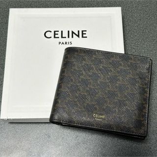 celine - セリーヌコインコンパートメント付きバイフォールドウォレット/トリオンフキャンバス