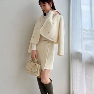 スナイデル(SNIDEL)のsnidel♡ ツイードキュロットパンツ(キュロット)