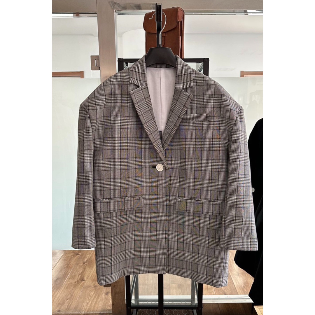 ENFOLD - ENFOLD OVER CHECK JACKETの通販 by くまももん's shop ENFOLD - ENFOLD OVER CHECK JACKETの通販 by くまももん's shop