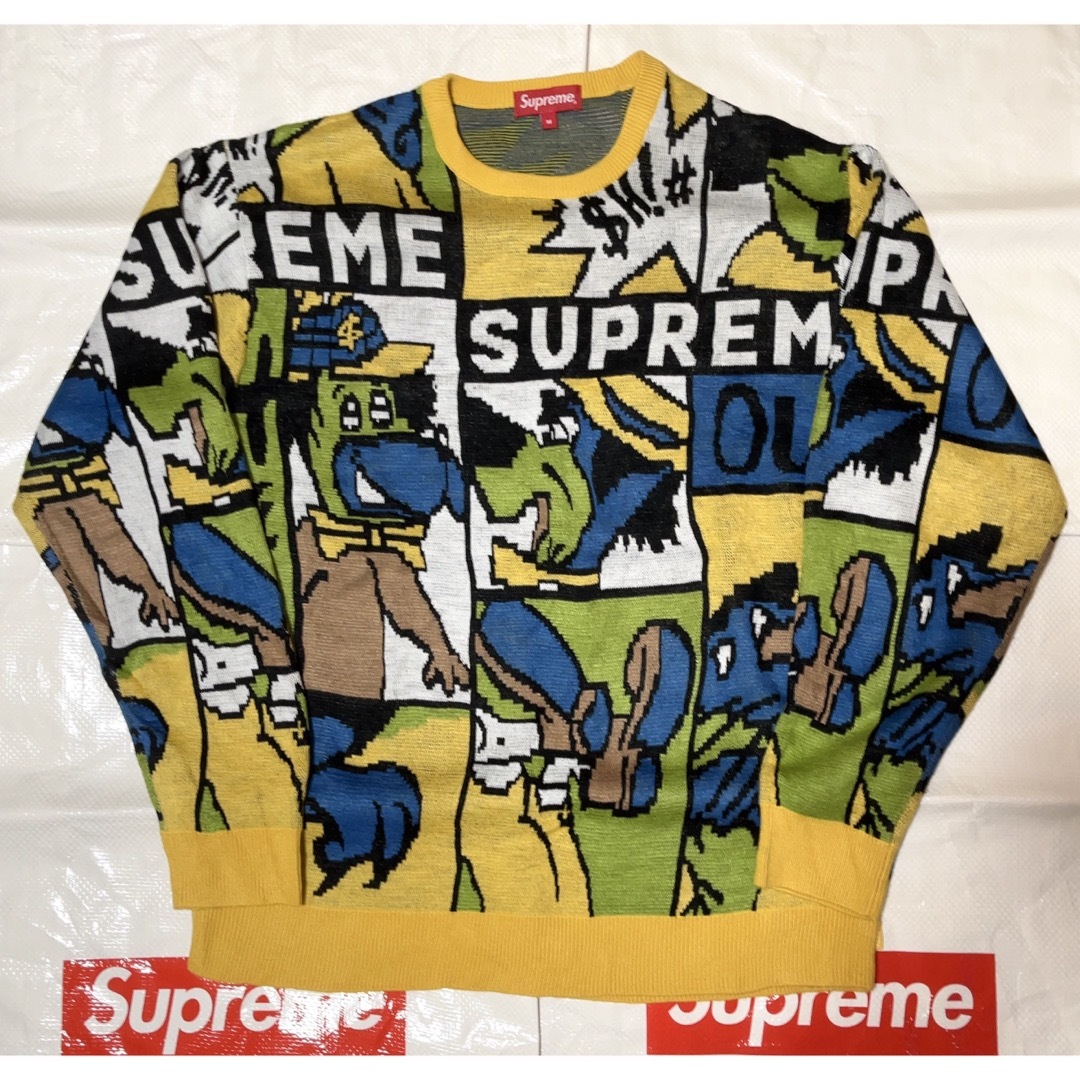 Supreme(シュプリーム)のSupreme シュプリーム Cartoon Sweater / M メンズのトップス(ニット/セーター)の商品写真