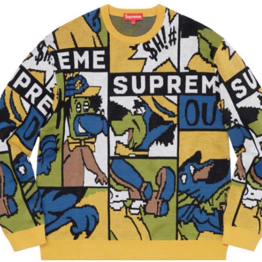 Supreme(シュプリーム)のSupreme シュプリーム Cartoon Sweater / M メンズのトップス(ニット/セーター)の商品写真