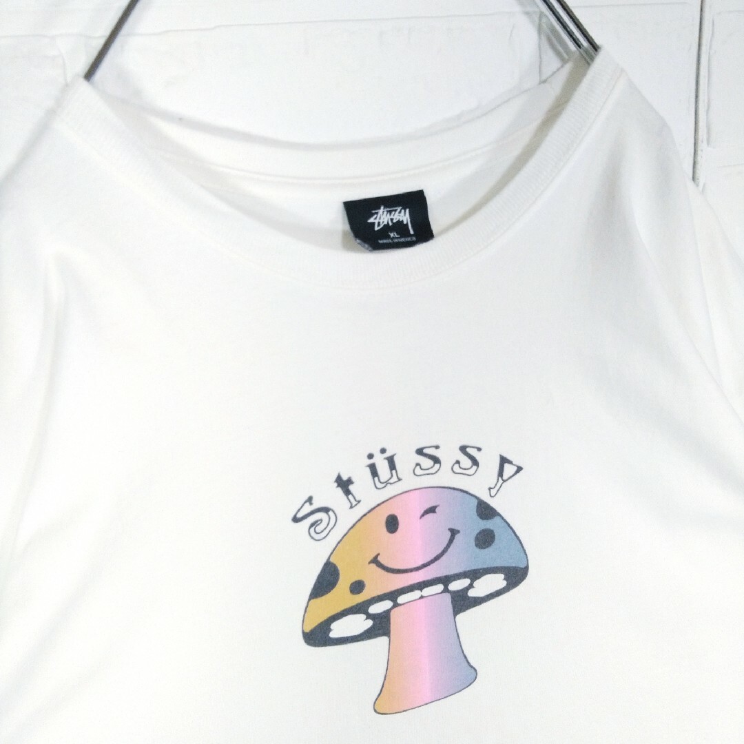 STUSSY(ステューシー)の【STUSSY】グラデーション キノコ　ビッグシルエット　長袖　ロンT メンズのトップス(Tシャツ/カットソー(七分/長袖))の商品写真