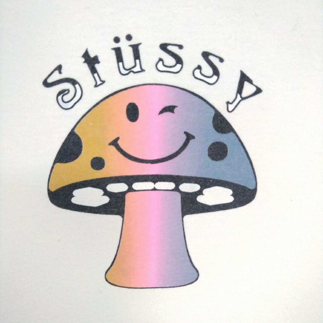 STUSSY(ステューシー)の【STUSSY】グラデーション キノコ　ビッグシルエット　長袖　ロンT メンズのトップス(Tシャツ/カットソー(七分/長袖))の商品写真