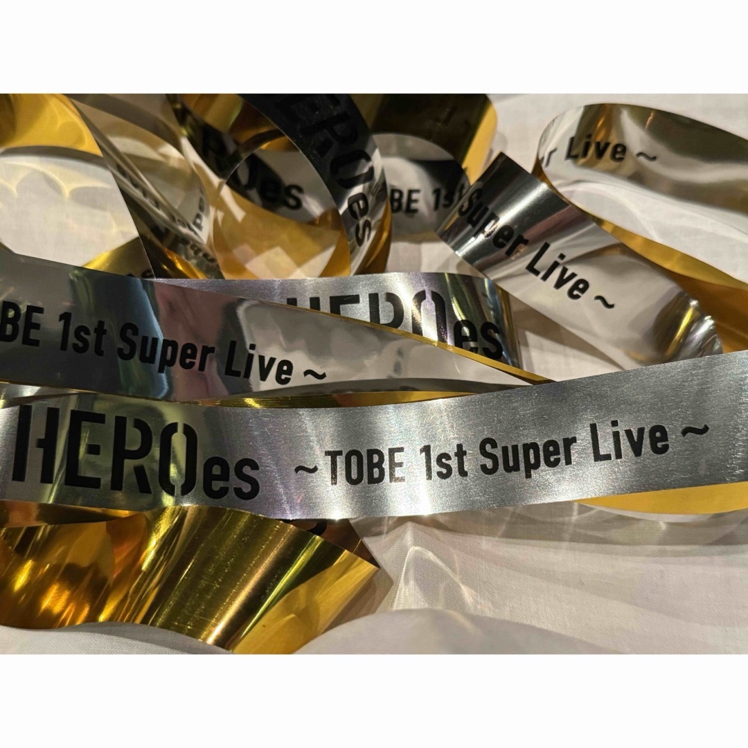 美品！ to HEROes TOBE 銀テープ 1本 エンタメ/ホビーのタレントグッズ(アイドルグッズ)の商品写真