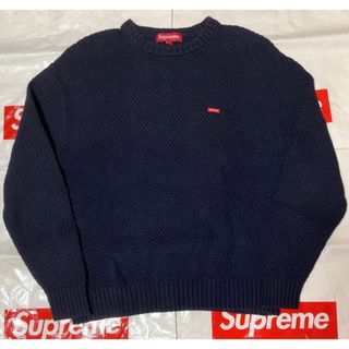 シュプリーム(Supreme)のSupreme Textured Small Box Sweater BOXロゴ(ニット/セーター)