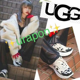 UGG - 完売しました。。✨⑤美品✨23.5⇒～24薄手✨UGG✨CA805 ダルメシアン