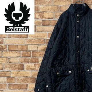 ベルスタッフ(BELSTAFF)のベルスタッフ　中綿　キルティングジャケット　ネイビー　ヴィンテージ　ライナー　M(その他)