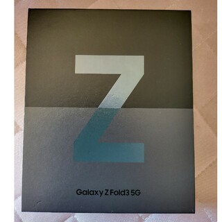 ギャラクシー(Galaxy)のギャラクシー Z Fold3 5G 空箱(Androidケース)