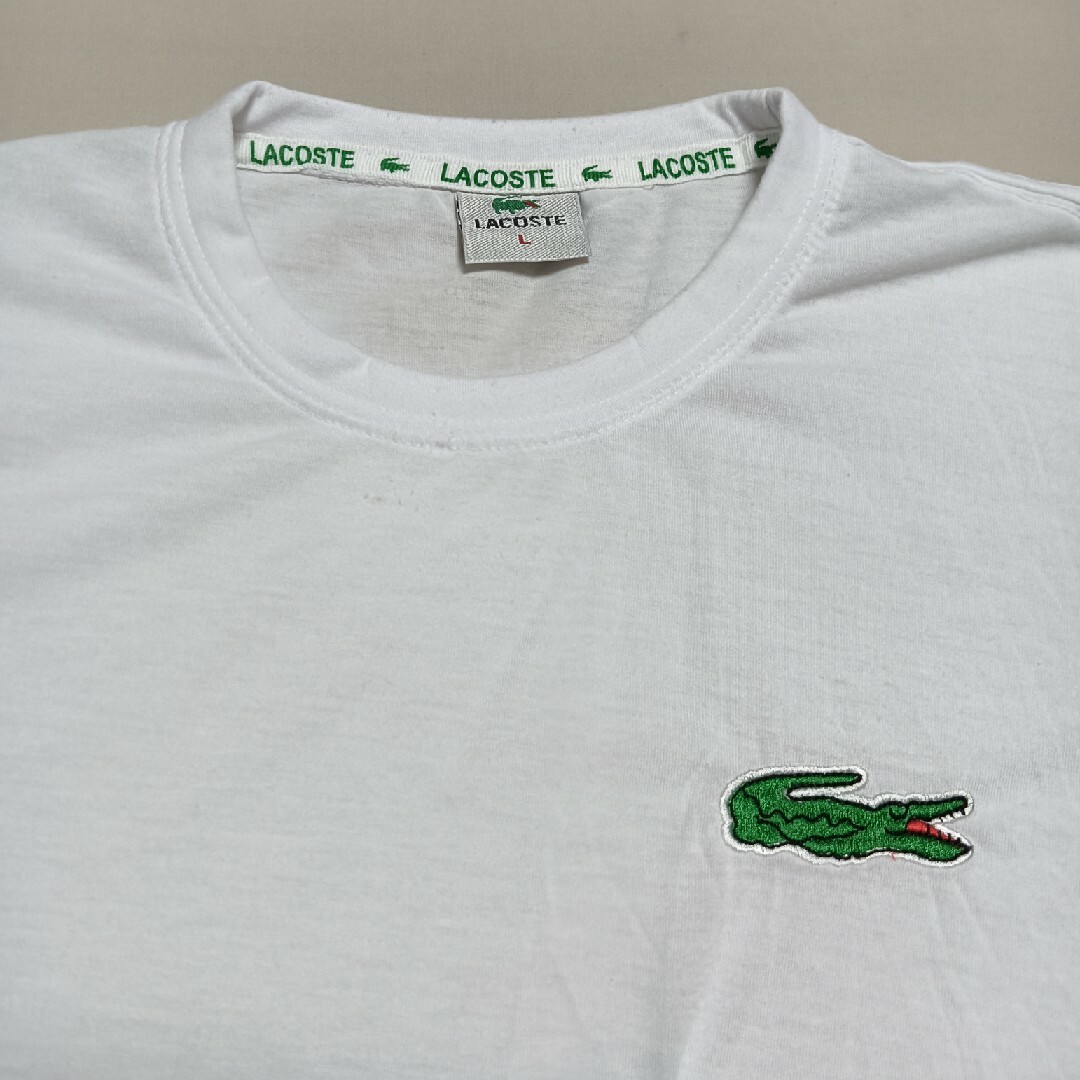 LACOSTE(ラコステ)のLACOSTE ラコステ Tシャツ　ホワイト メンズのトップス(Tシャツ/カットソー(半袖/袖なし))の商品写真