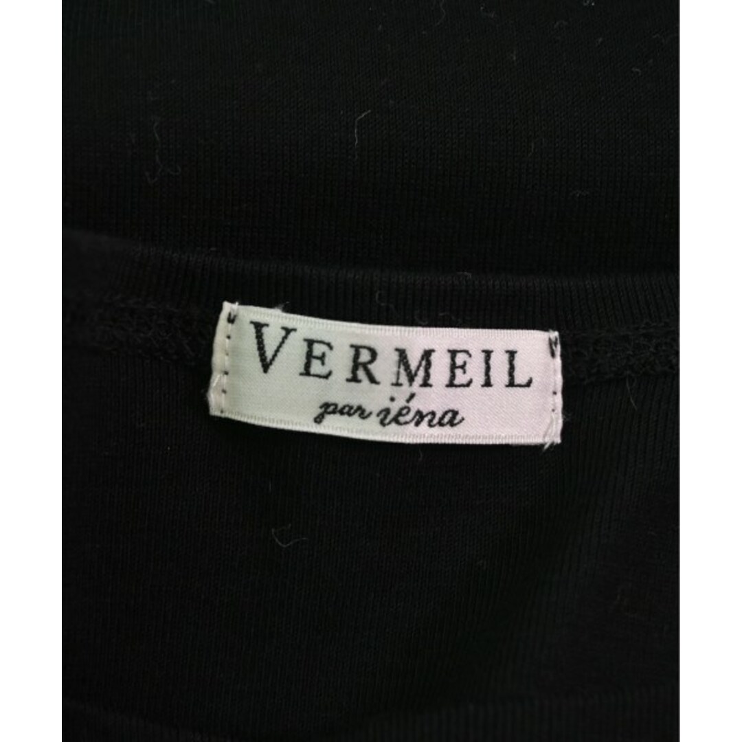 VERMEIL par iena(ヴェルメイユパーイエナ)のVERMEIL par iena ノースリーブ -(M位) 黒 【古着】【中古】 レディースのトップス(タンクトップ)の商品写真