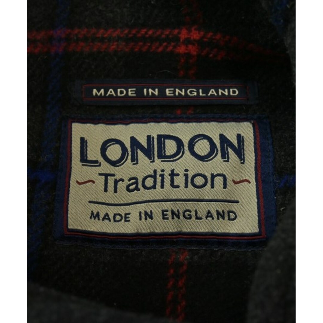 LONDON TRADITION(ロンドントラディション)のLONDON TRADITION ダッフルコート 40(M位) ダークグレー 【古着】【中古】 メンズのジャケット/アウター(ダッフルコート)の商品写真