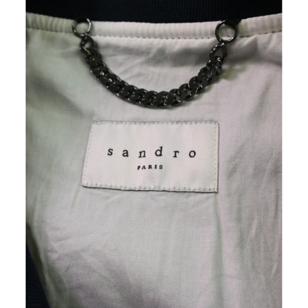 Sandro(サンドロ)のsandro サンドロ ブルゾン S 紺 【古着】【中古】 メンズのジャケット/アウター(その他)の商品写真