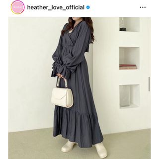 ヘザー(heather)のHeather ロング ワンピース(ロングワンピース/マキシワンピース)