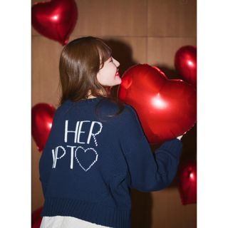 ハーリップトゥ(Her lip to)の【新品タグ付き】herlipto Share The Love Knit Top(ニット/セーター)