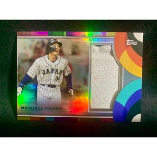 吉田正尚　2023 topps wbc 実使用ベースパッチカード(その他)