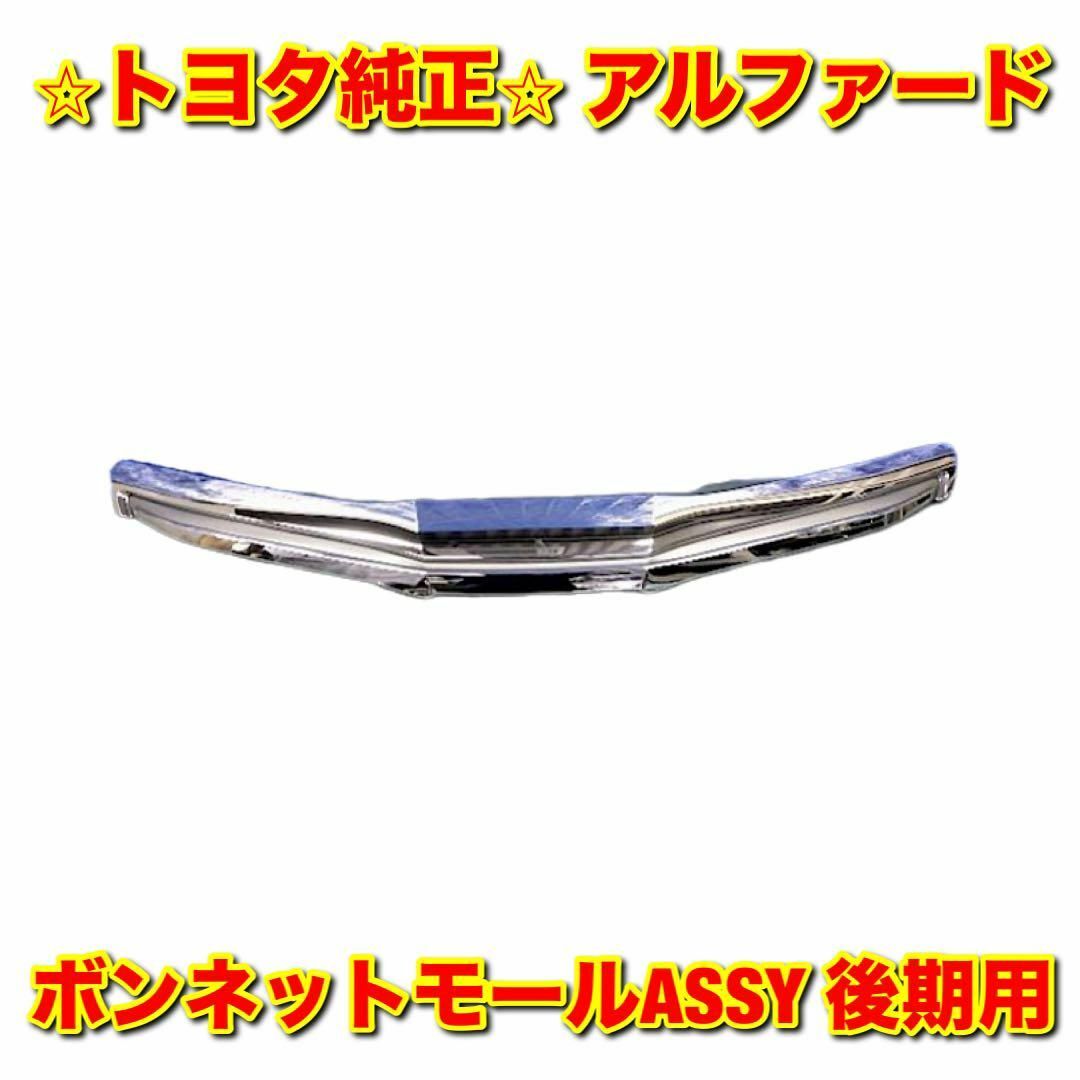 トヨタ - 【新品未使用】20系アルファード ボンネットモール トヨタ - 【新品未使用】20系アルファード ボンネットモール