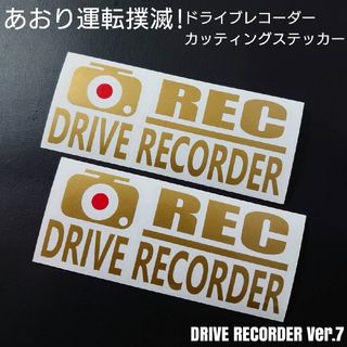 好評です❗『DRIVE RECORDER』 カッティングステッカーVer.7(セキュリティ)