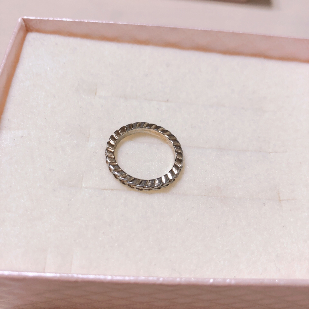 リング　指輪　ゴールドカラー　6号　模様入り　可愛い レディースのアクセサリー(リング(指輪))の商品写真