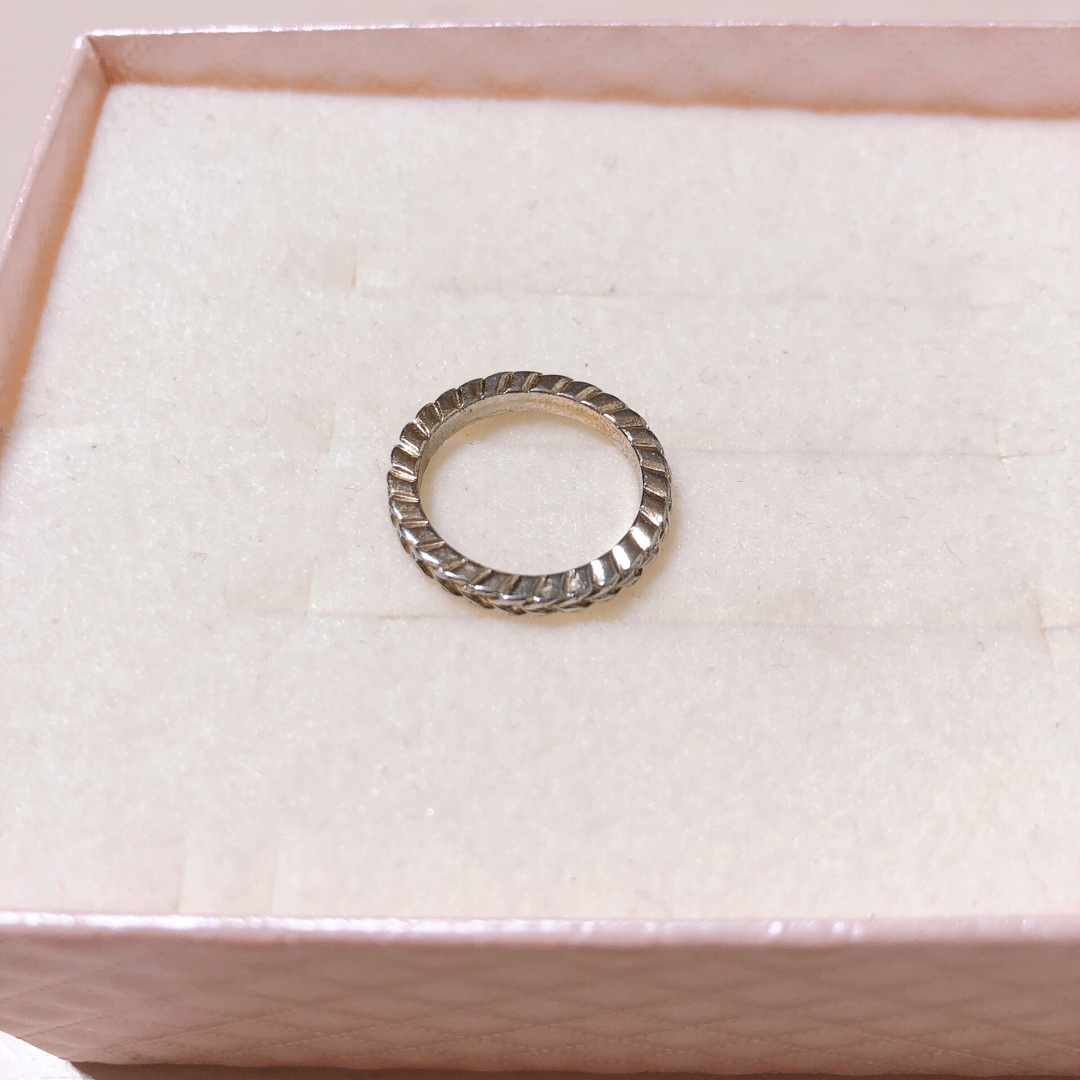リング　指輪　ゴールドカラー　6号　模様入り　可愛い レディースのアクセサリー(リング(指輪))の商品写真